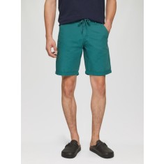 Q/S by s.Oliver Pantaloni scurti barbati chino, Jhon cu croiala Regular fit si talie medie, Verde, W30
