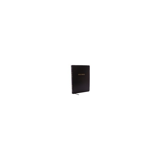KJV, Reference Bible, Giant Print, Leather-Look, Black, Red Letter Edition
