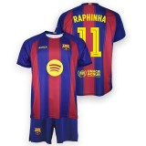 FC Barcelona set de copii replica 25/26 Home Raphinha - 10 let