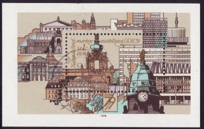 C2299 - Germania DDR 1979 - Bloc Yv.no.53 stampilat foto