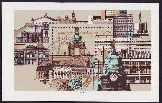 C2299 - Germania DDR 1979 - Bloc Yv.no.53 stampilat