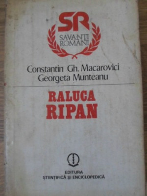 RALUCA RIPAN-CONSTANTIN GH. MACAROVICI, GEORGETA MUNTEANU foto