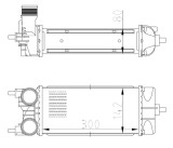 NRF 309071 Intercooler, compresor