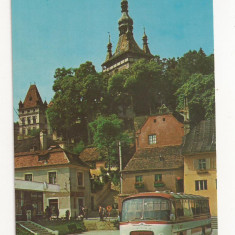 RF18 -Carte Postala- Sighisoara, vedere spre cetate, necirculata 1975