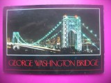 HOPCT 7710 NOCTURNA PODUL GEORGE WASHINGTON - NEW YORK CITY - STAMPILOGRAFIE-SUA-AMERICA DE NORD -CIRCULATA, Printata