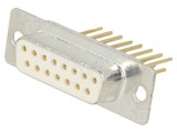 D-Sub 15 PIN soclu mamă THT pentru PCB