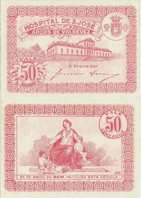 1920 , 50 centavos ( CMA 650 ) - Portugalia - stare UNC foto