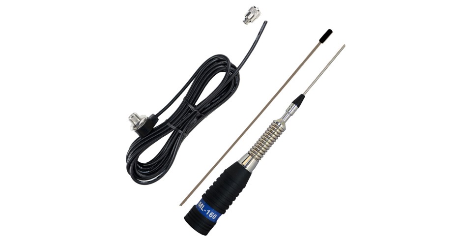 Antenne CB PNI ML160 longueur 155 cm avec aimant inclus 145 mm