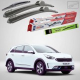 Cumpara ieftin Ștergătoare Kia Niro I/II DE/SG2 SUV 2016-prezent | Set Față și Spate Flat &ndash; TeamCar&reg;