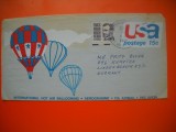 HOPCT PLIC FDC S NR 464 AEROGRAMA SUA 1974 BALON -CIRCULATA