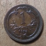 AUT AustroUngaria 1 heller 1913, Europa