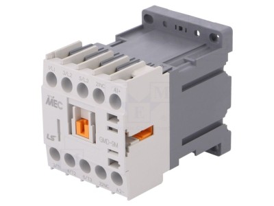 Contactor 3P NO 9A 24VDC IP20 foto