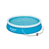 Piscina Gonflabila Bestway 5377 L, 366 x 76 cm, Albastru, PVC, Rotunda, Gradina, Copii/Adulti