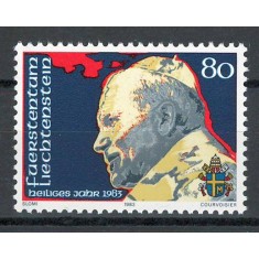 Liechtenstein 1983 830 MNH nestampilat - Papa Ioan Paul al II-lea