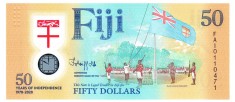 Fiji 50 Dolari 2020 P-121 Polimer UNC