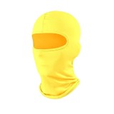 Cagula Moto FIXATO, Unisex, Protectie UV, Material elastic, respirabil, Marime universala, Galbena