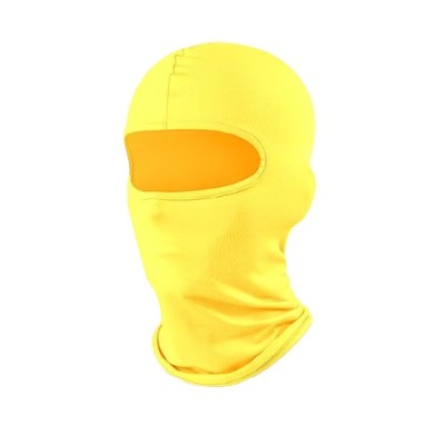 Cagula Moto FIXATO, Unisex, Protectie UV, Material elastic, respirabil, Marime universala, Galbena foto
