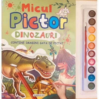 Micul Pictor - Dinozauri, Brijbasi - Editura Flamingo foto