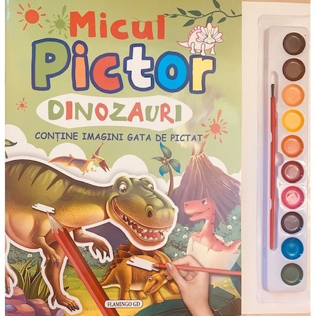Micul Pictor - Dinozauri, Brijbasi - Editura Flamingo