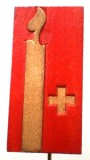 II.036 INSIGNA STICKPIN ELVETIA CARITATE WINTERHILFE 1945-1946