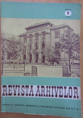 Revista Arhivelor Anul III Nr. 1, 1960 foto