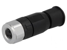 Conector M8 Mamă 3-Pin IP67 60V 4A