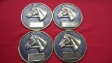 PLACHETA, PLACHETE CONCURS CAL, CAI, DIN BRONZ LOT 4 BUC., Europa