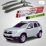Cumpara ieftin Ștergătoare Dacia Duster I (2010&ndash;2014) Flat | Set Față Spate 4x2 &ndash; TeamCar&reg;
