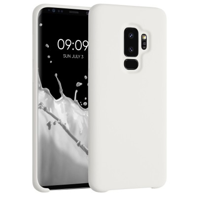 Husa pentru Samsung Galaxy S9 Plus, Silicon, Alb, 44183.48, kwmobile foto