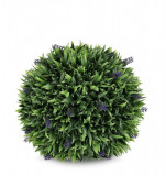 Planta artificiala gradina / terasa Lavender, Bizzotto, &Oslash; 38 cm, polietilena, rezistenta la UV, verde