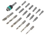 Kit Capete Șurubelniță Phillips Torx Burghiu Metal Etui