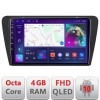 Navigatie Skoda Octavia 3 B-279 Android Ecran QLED octa core 4+64 carplay android auto KIT-279+EDT-E310V3 CarStore Technology
