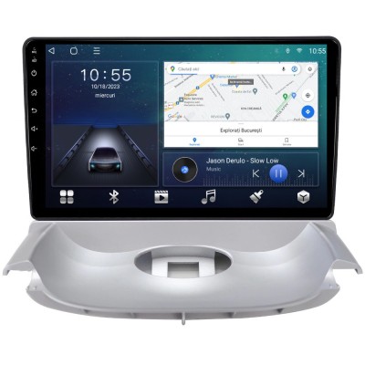 Navigatie dedicata cu Android Peugeot 206 1998 - 2009, 2GB RAM, Radio GPS Dual foto