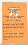 bnk cld Calendar de buzunar 1975 Editura Eminescu