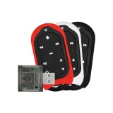 Telecomanda RF auto Taramps pentru sisteme media, raza lunga 300 m, rosu