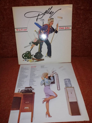 Dolly Parton 9 to 5 and Odd Jobs + insert RCA 1980 US EX vinil vinil foto