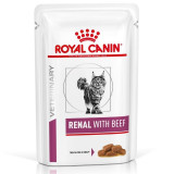 Cumpara ieftin Royal Canin Renal with Beef, 1 plic x 85 g