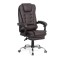 Scaun directorial ergonomic OFF 418, piele ecologica, functie recliner, suport picioare extensibil, inaltime reglabila, 120 kg