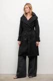 Answear.LAB trenci din bumbac culoarea negru