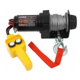Troliu electric 12 V, 110 A, tragere maxima 2000 lb, capacitate ridicare 907 Kg, lungime calbu 12 m, grosime cablu 4.2 mm, Verke