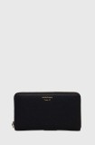 Emporio Armani portofel femei, culoarea negru