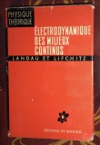 Electrodynamique des milieux continus L. Landau, E. Lifchitz