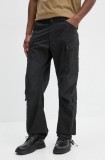 G-Star pantaloni bărbați, culoarea negru, cu fason cargo, D25219-D308