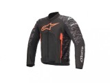 Jacheta Moto Barbati Alpinestars T-GP Plus R V3 Air, Textila, Negru Camo Rosu, Protectii Coate Umeri, Marimea M