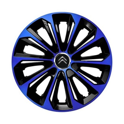 Set 4 capace roti Extra strong blue R15 Compatibil Cu Citroen foto