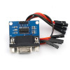 Modul convertor RS232 la TTL / Adaptor DB9 + 4 cabluri ( MAX3232 ) (r.1091)