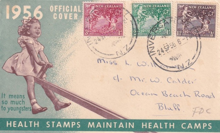 FILATELIE TEMATICA - PLIC NOUA ZEELANDA COPII