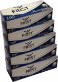 Set Tuburi tigari pentru injectat tutun FIRST 5 cutii x 200 buc multifiltru carbon alb 1000 buc