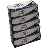 Set Tuburi tigari pentru injectat tutun FIRST 5 cutii x 200 buc multifiltru carbon alb 1000 buc