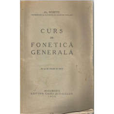 Curs de fonetica generala - Al. Rosetti (1930)